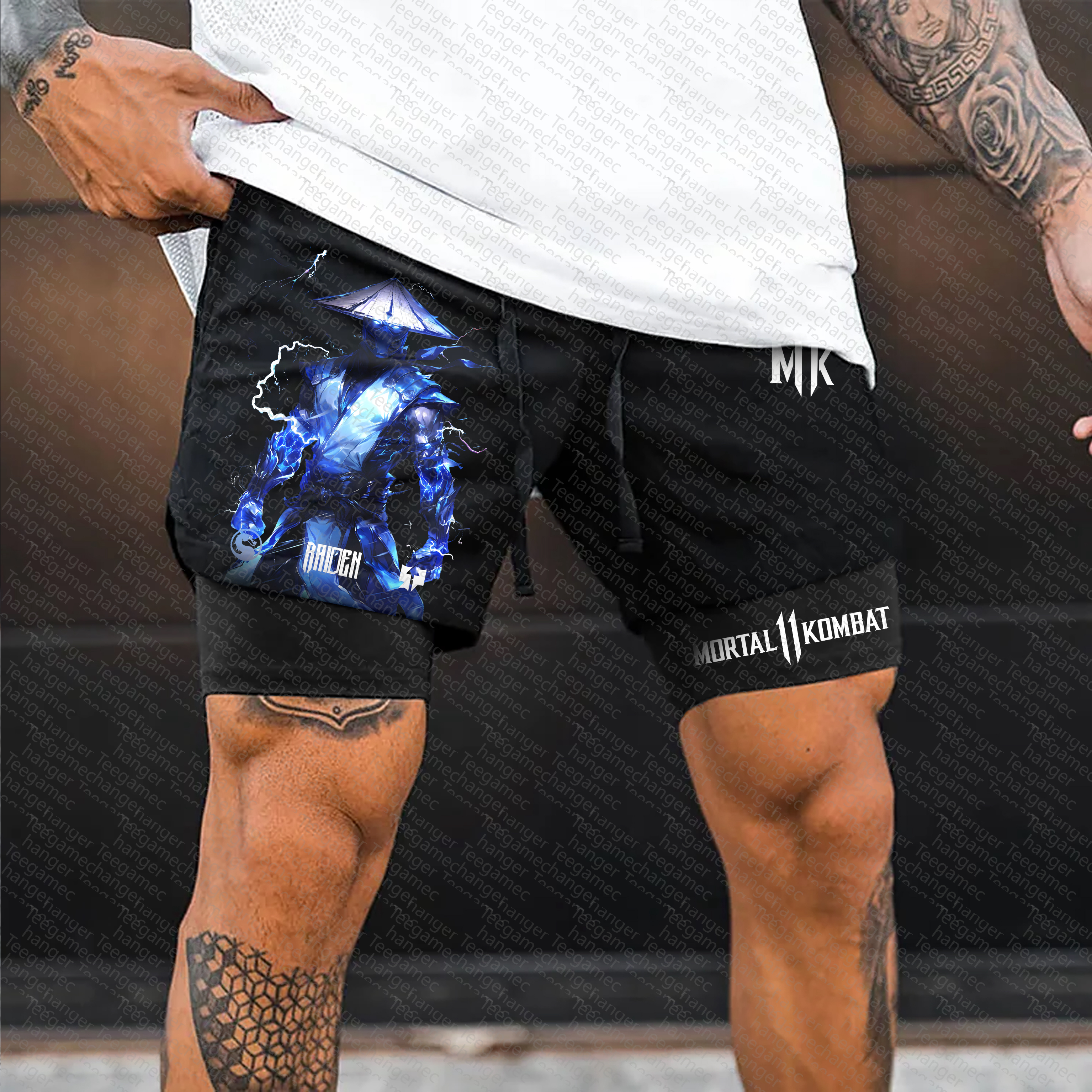 Unisex  “Mortal Kombat” Casual   Streetwear Shorts