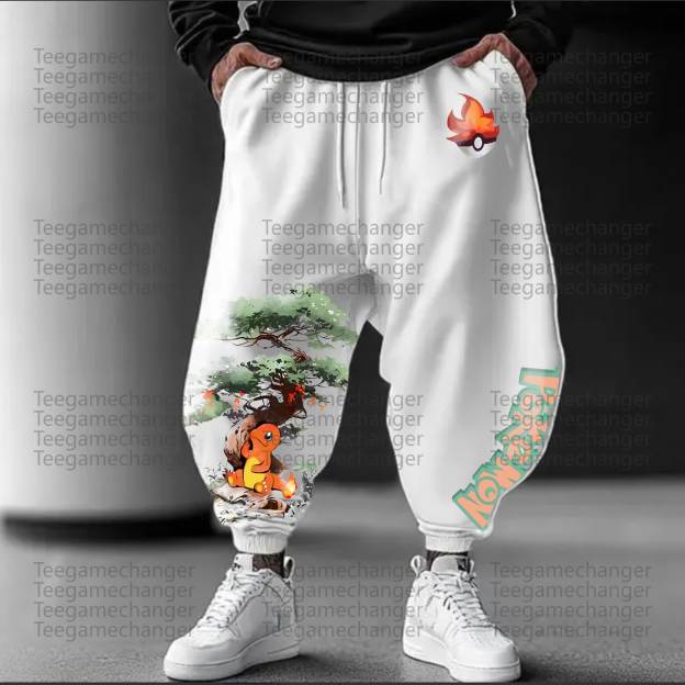 Unisex Anime Inspired Vintage Pants丨Pokémon