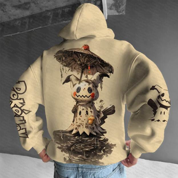 Unisex “Pokémon” Anime Graphic Streetwear Vintage Hoodie