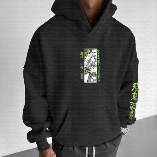 Unisex Anime Graphic Streetwear Vintage Hoodie丨Demon Slayer
