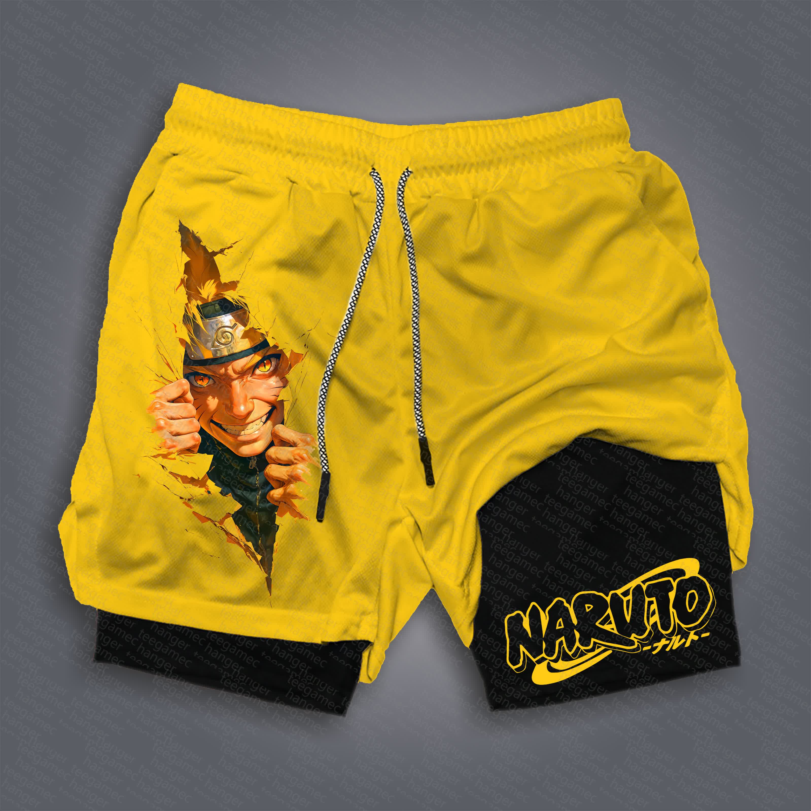 Unisex  “NARUTO” Casual Anime Streetwear Gym Shorts