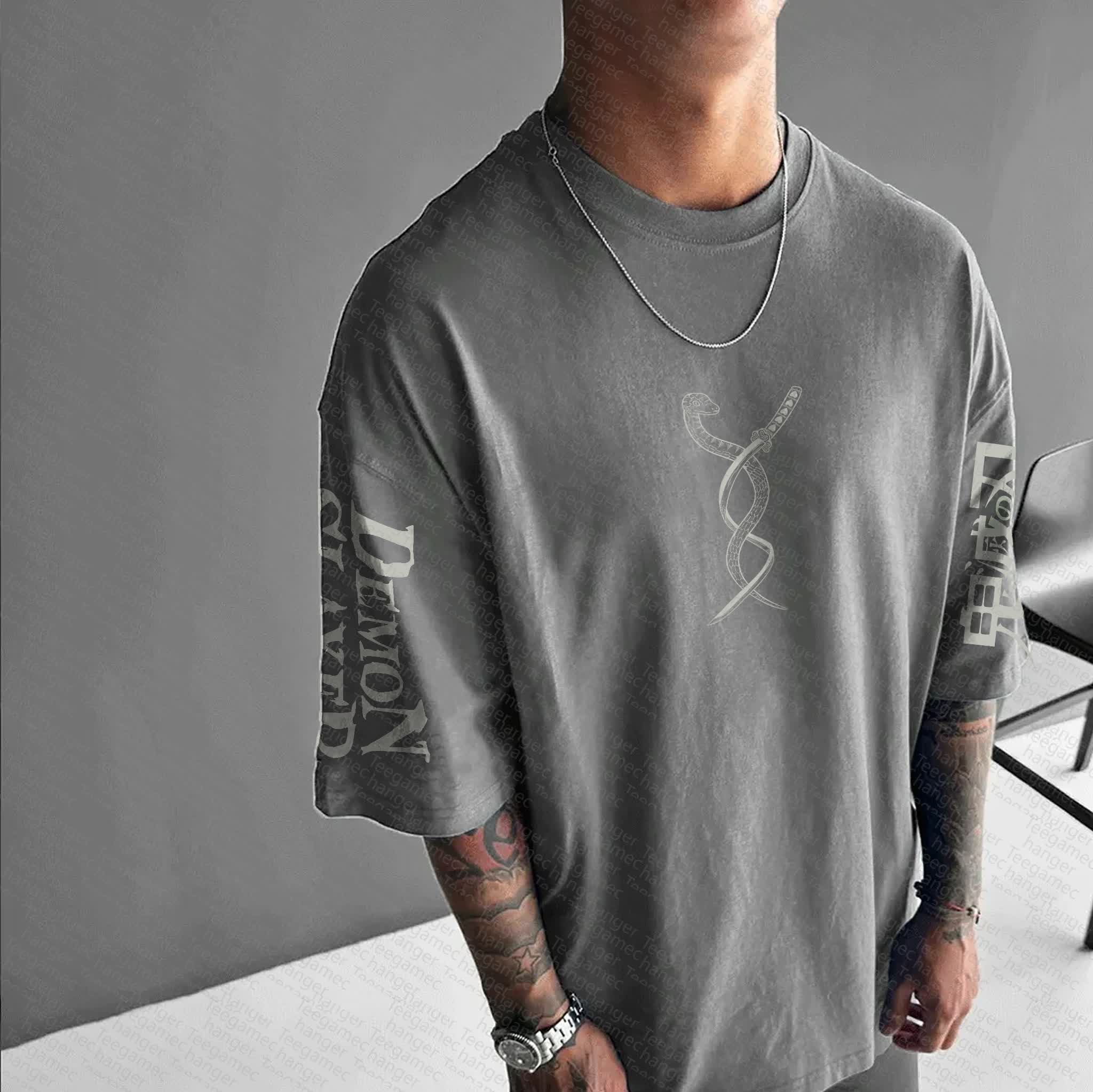 Unisex  "Demon Slayer" Anime Inspired Vintage T-Shirt