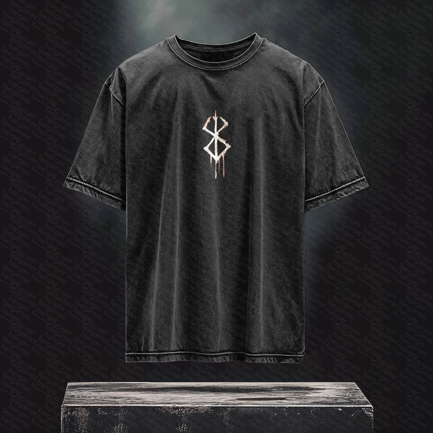 Unisex Anime Inspired Vintage Washed T-Shirt丨 Berserk