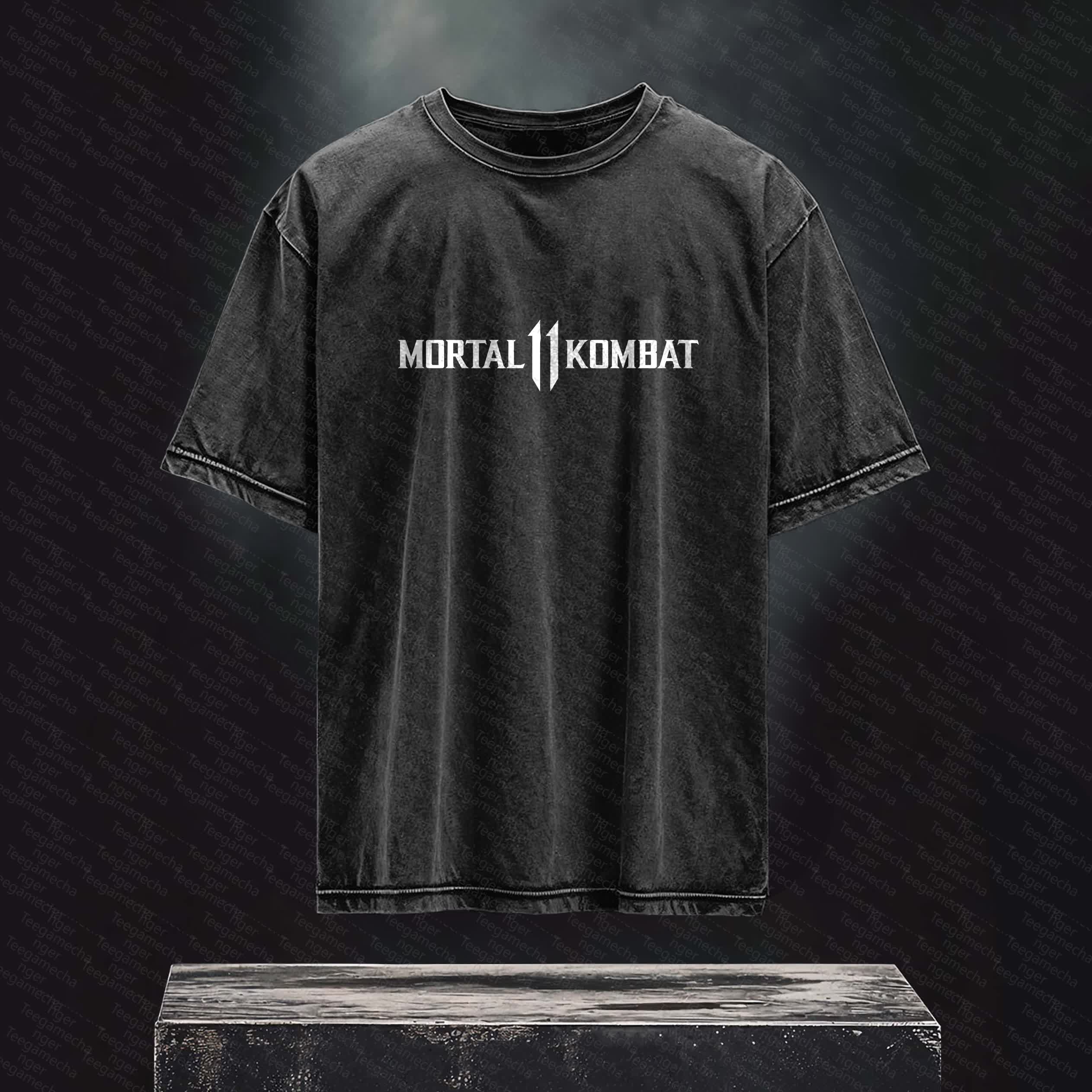 Unisex Anime Inspired Vintage Washed T-Shirt丨 Mortal Kombat