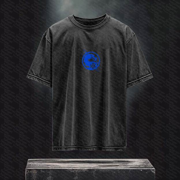 Unisex  Inspired Vintage Washed T-Shirt丨 Mortal Kombat