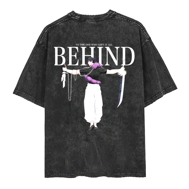 VINTAGE TEE丨To The One Who Left It All Behind Printed