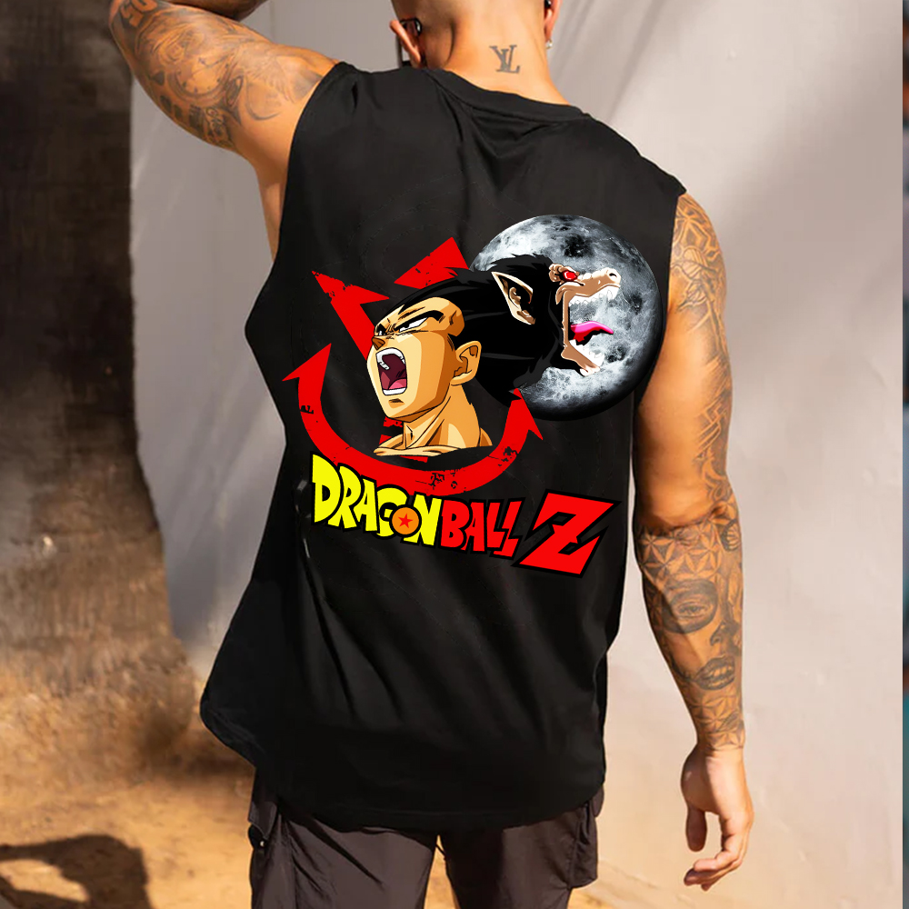 Casual Dragon Ball Anime Vegeta Fitness Tank Top