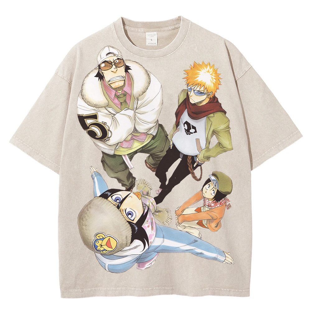 Vintage Washed Tee丨BLEACH