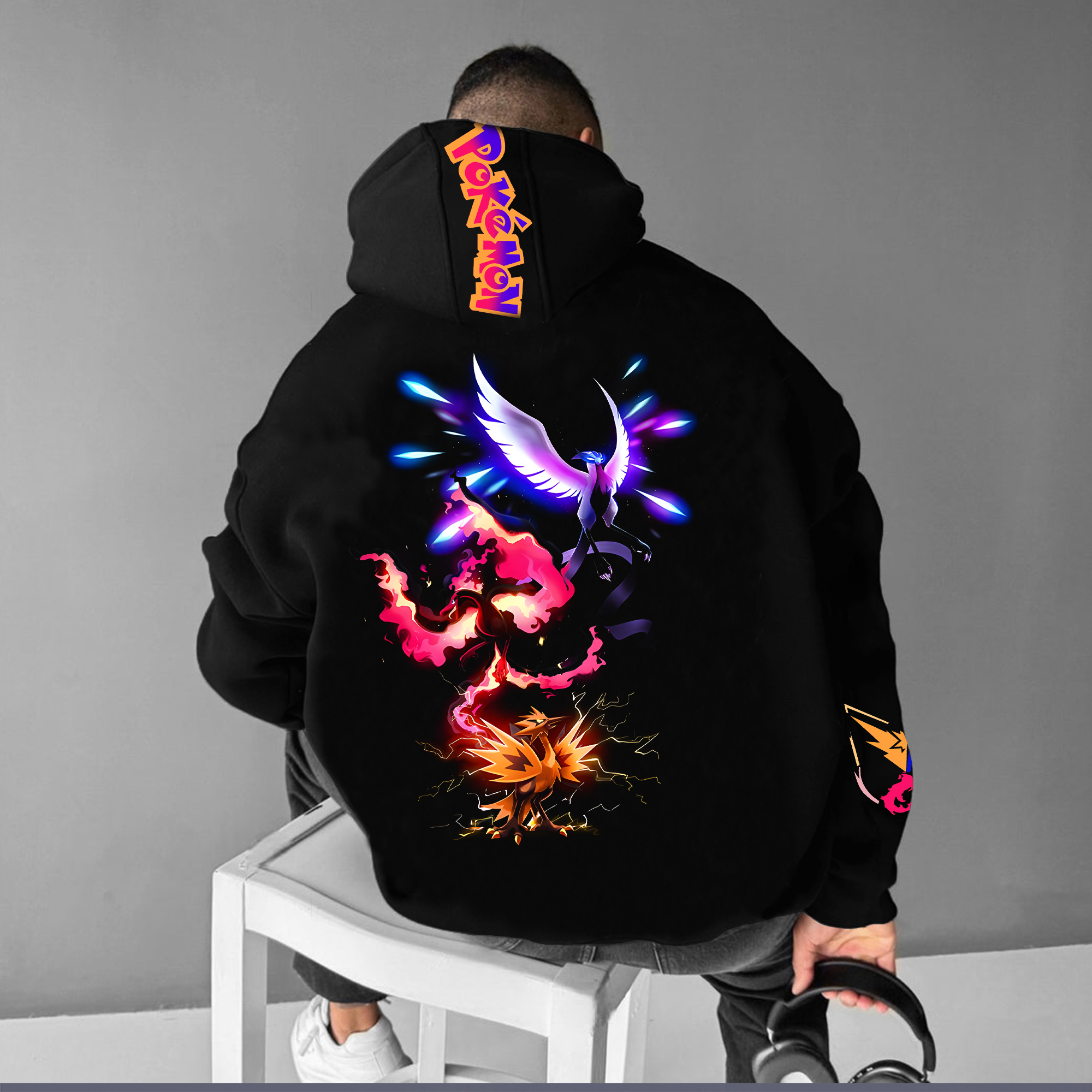 Unisex Anime Graphic Streetwear Vintage Hoodie