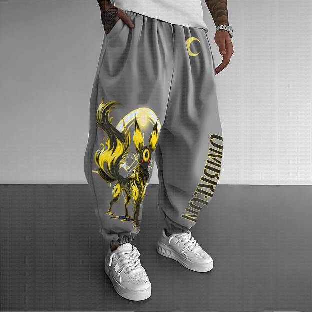 Unisex  “Pokémon” Casual Anime Streetwear Pants