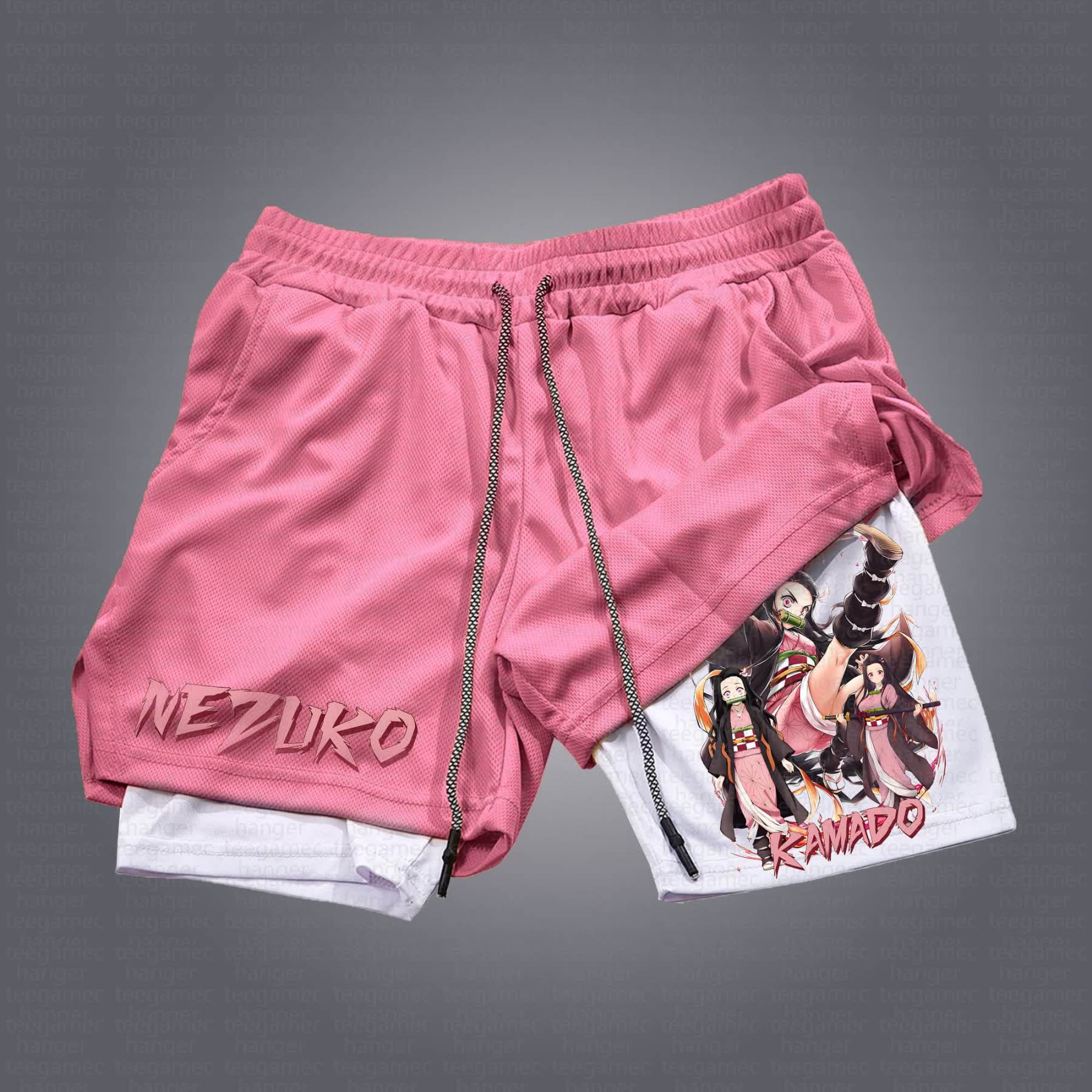 Unisex Casual Anime Streetwear Shorts 丨Demon Slayer X Pokémon