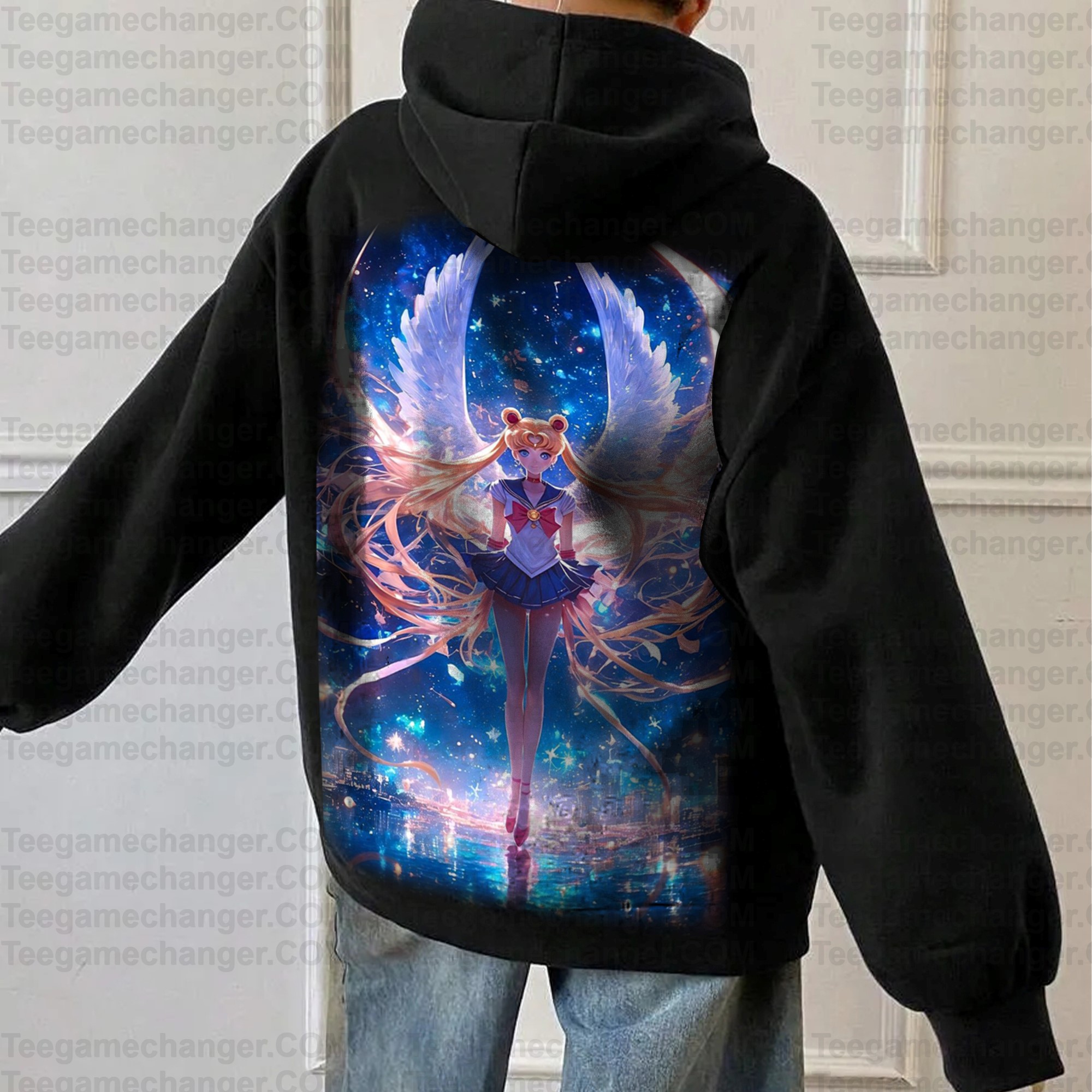 ‘’Sailor Moon " Anime Inspired Vintage Hoodie