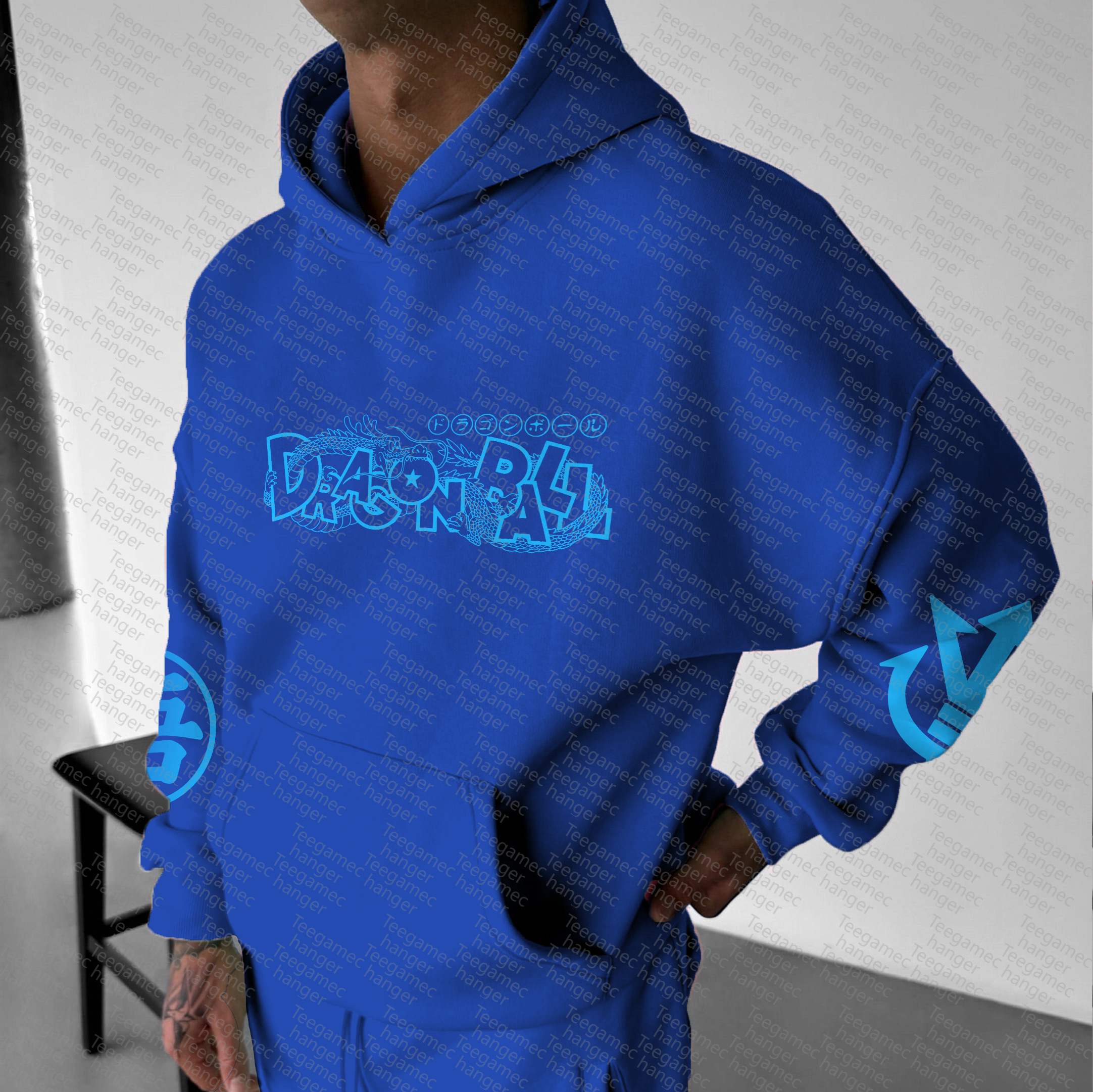 Unisex Anime Graphic Streetwear Vintage Hoodie