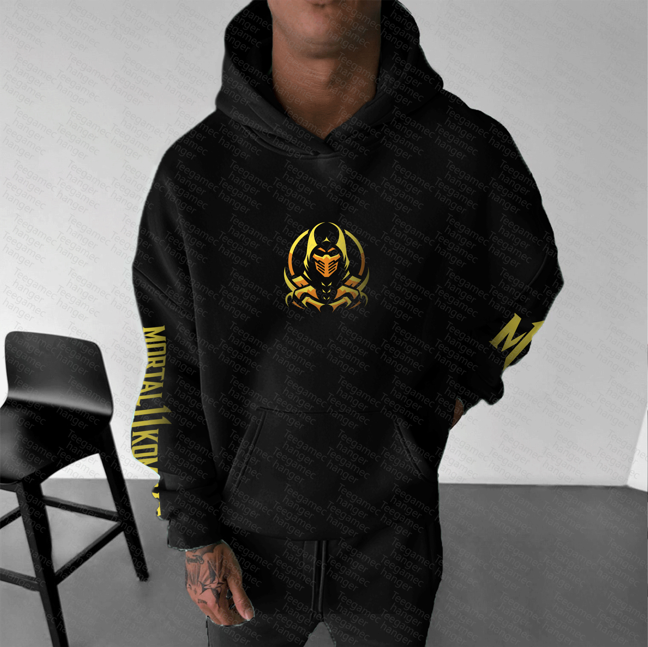 Unisex “MK”  Graphic Streetwear Vintage Hoodie