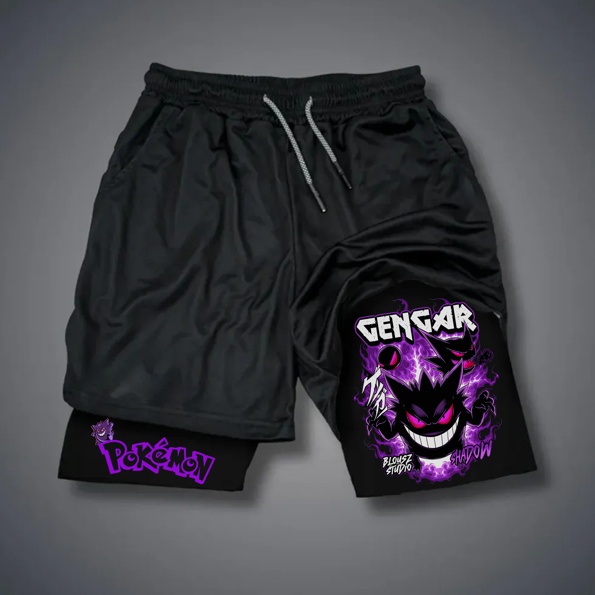 Unisex  “Pokémon” Casual Anime Streetwear Shorts