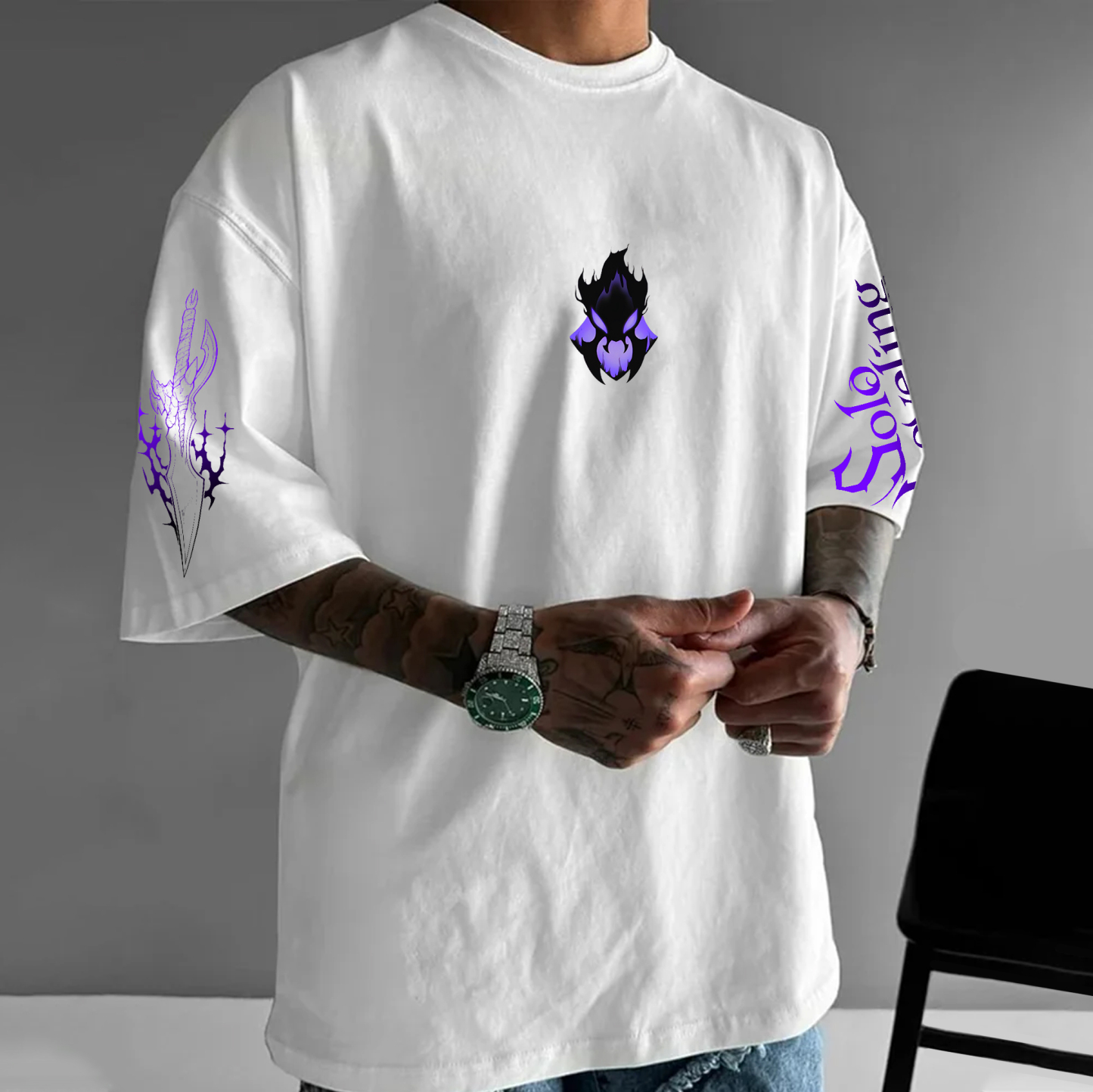 Unisex Anime Inspired Vintage T-Shirt