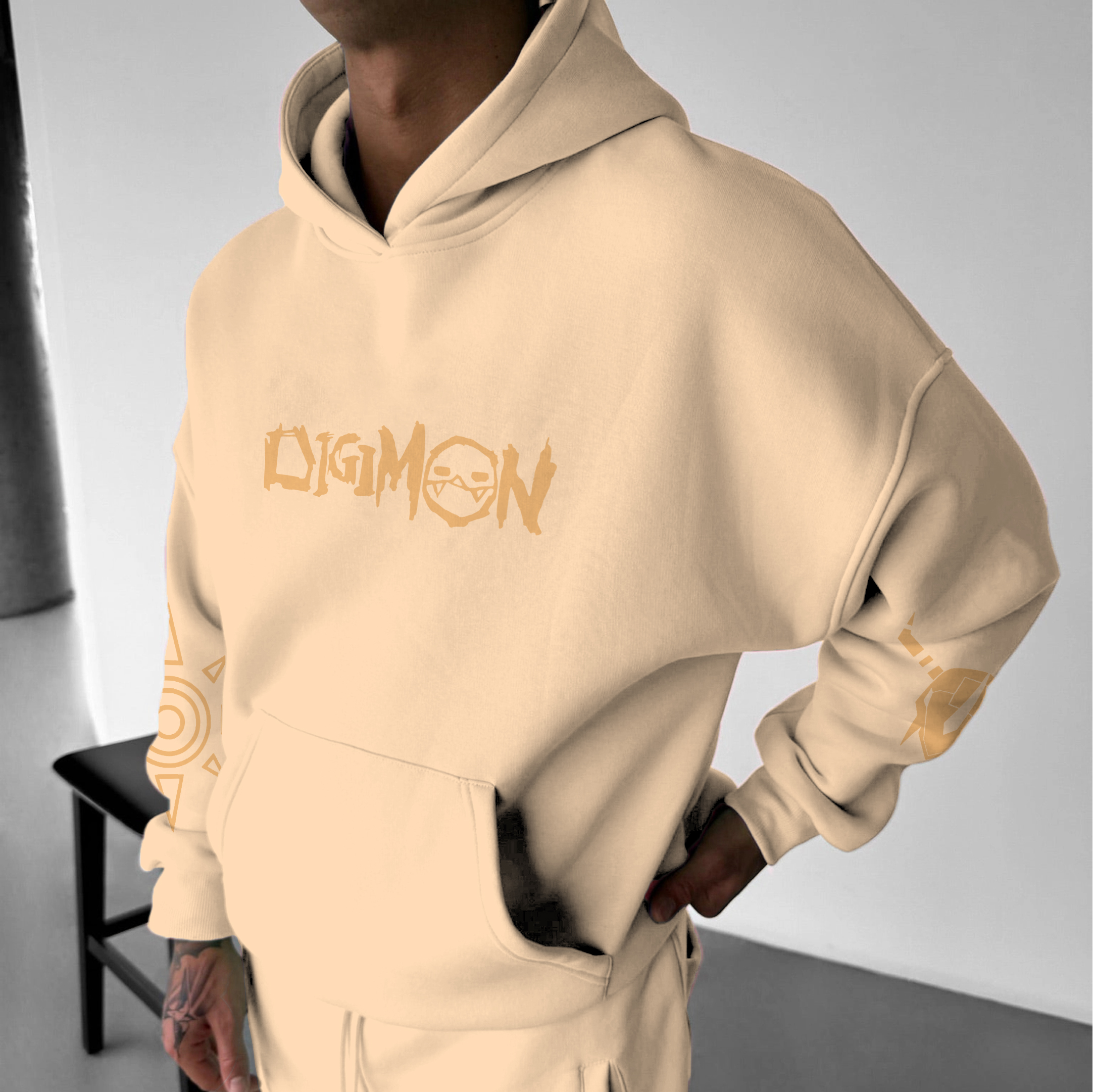 Unisex “Digimon” Anime Graphic Streetwear Vintage Hoodie