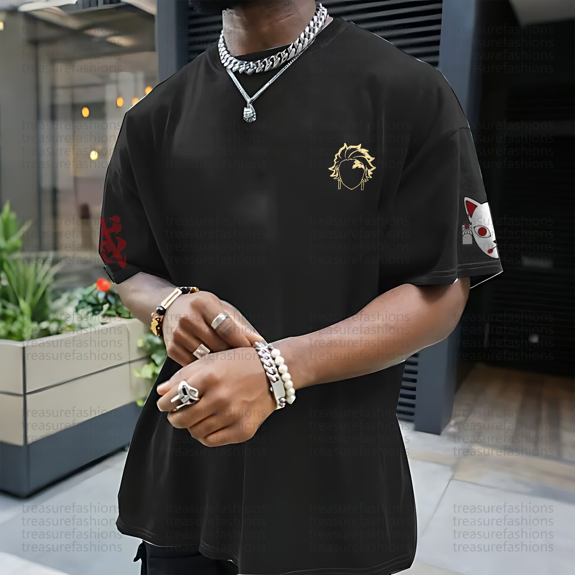 Unisex Anime Inspired Vintage T-Shirt丨Demon Slayer