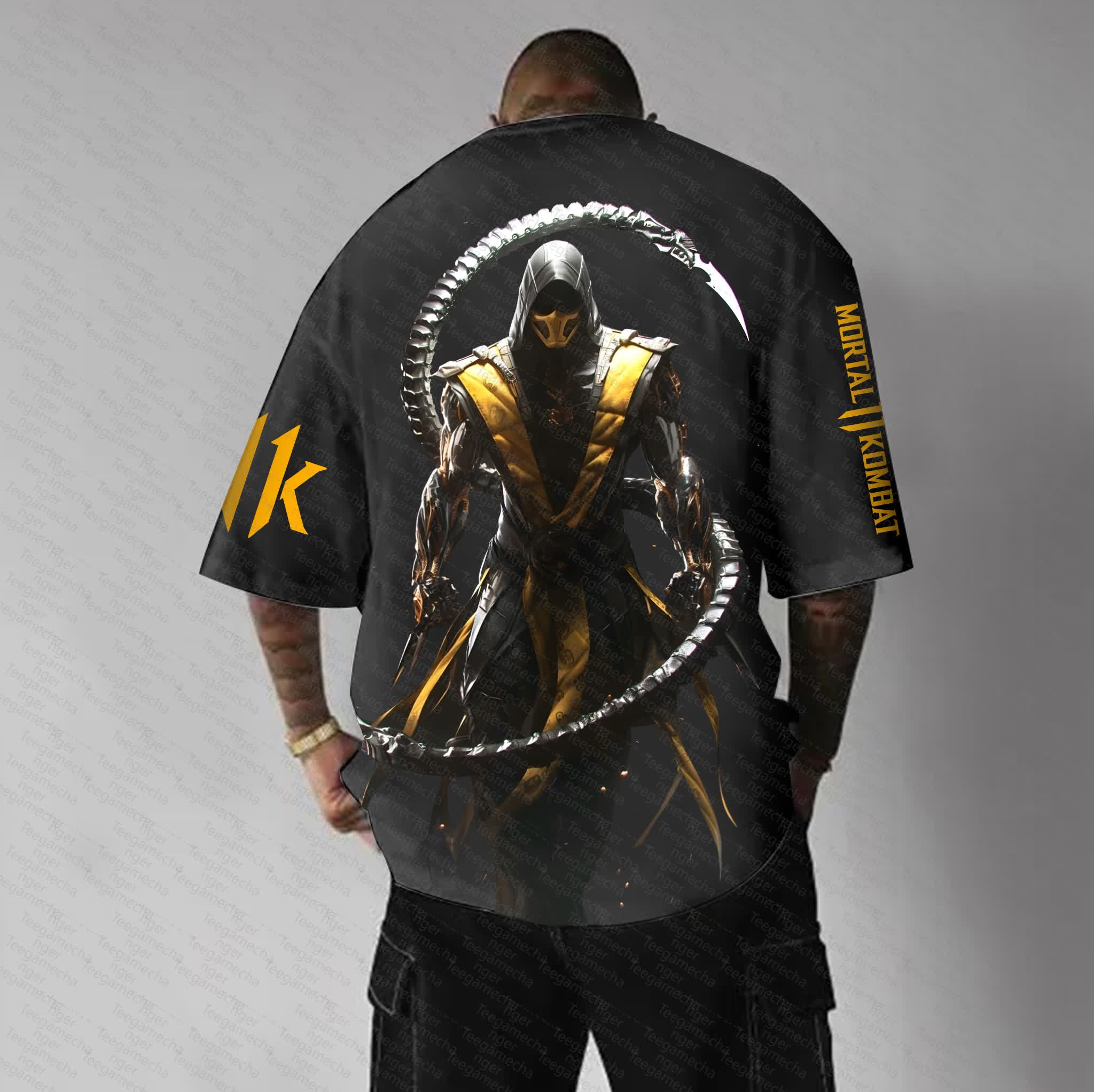 Unisex  "Mortal Kombat" Anime Inspired Vintage T-Shirt