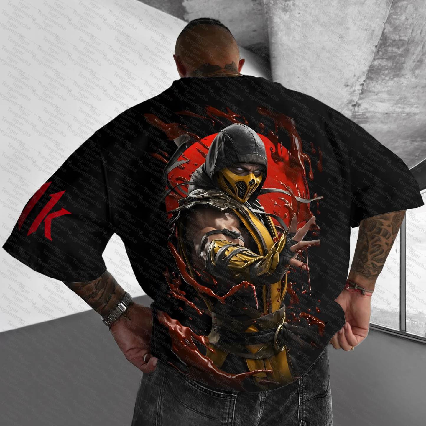 Unisex Mortal Kombat Inspired Vintage T-Shirt