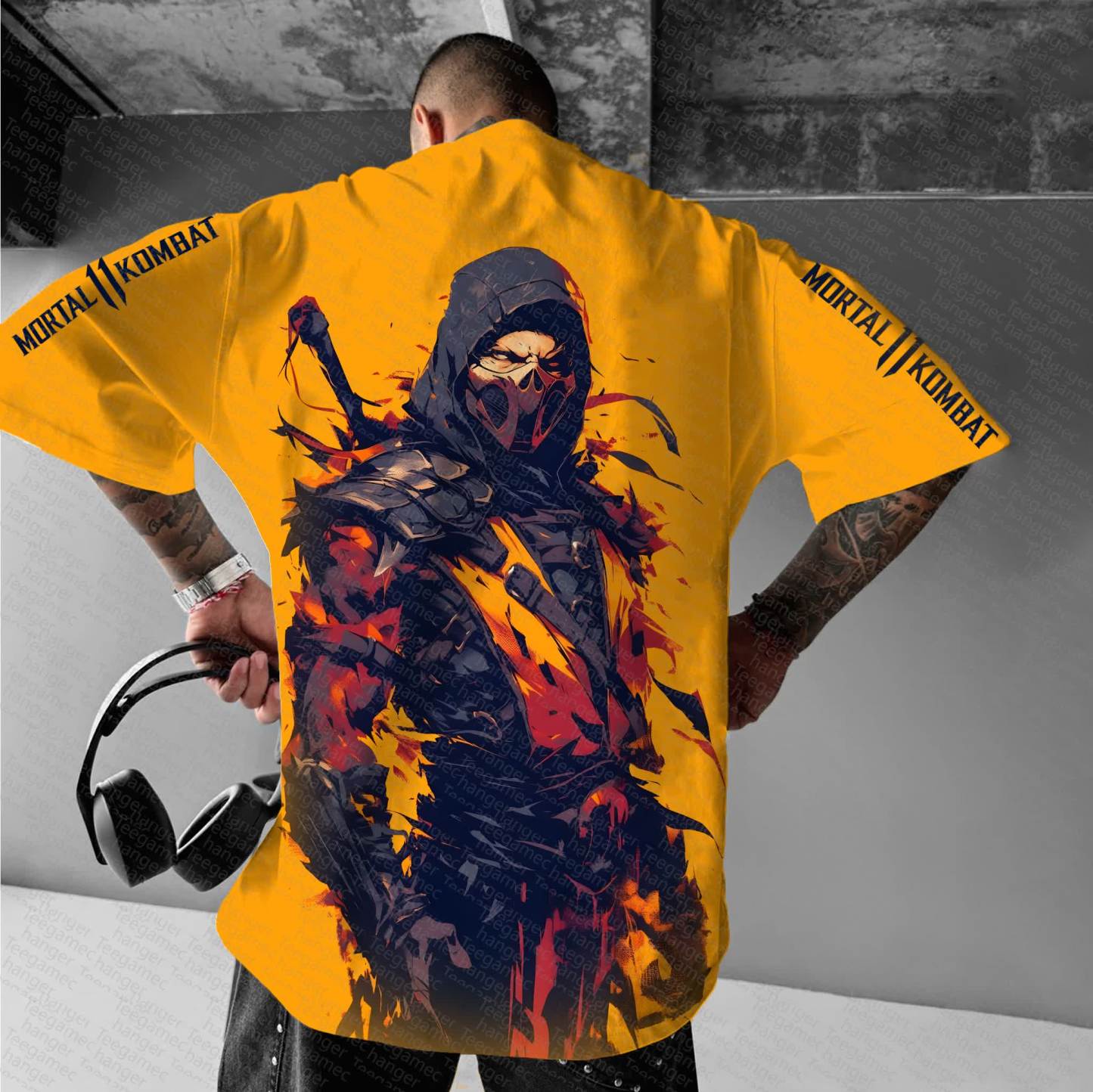 Unisex Mortal Kombat Inspired Vintage T-Shirt