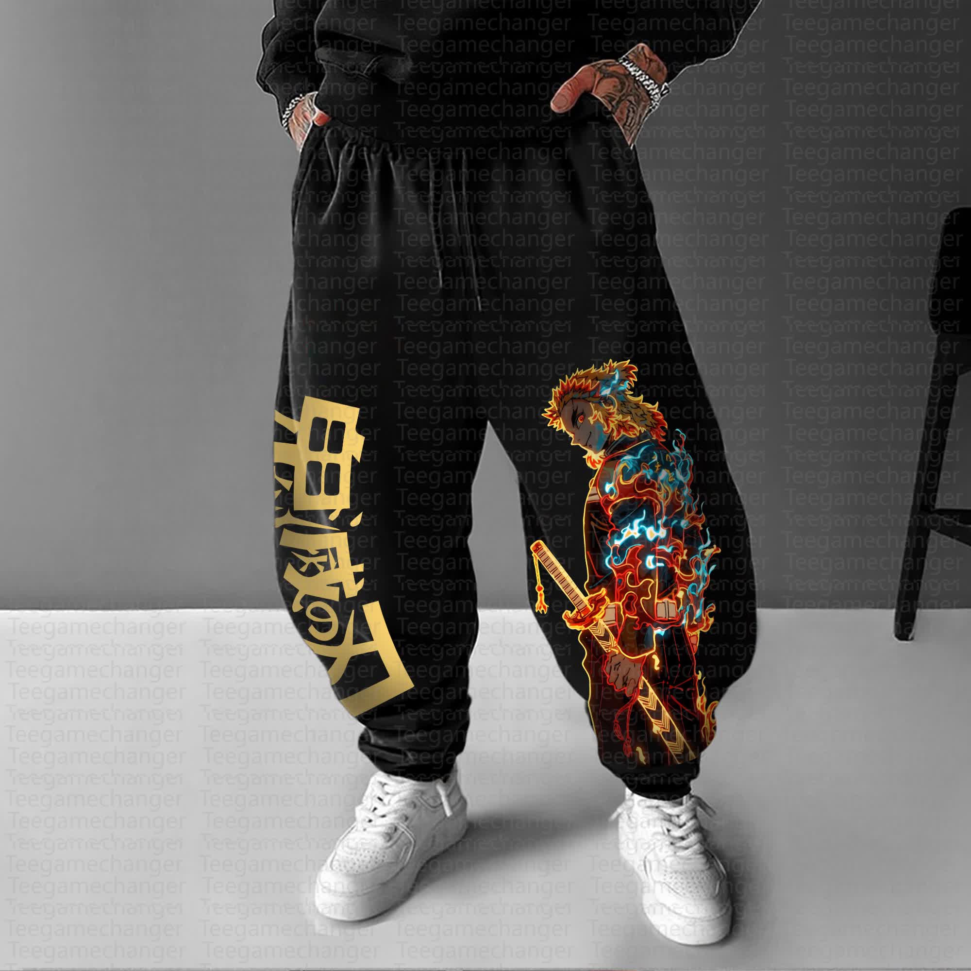 Unisex Anime Inspired Vintage Pants丨Demon Slayer