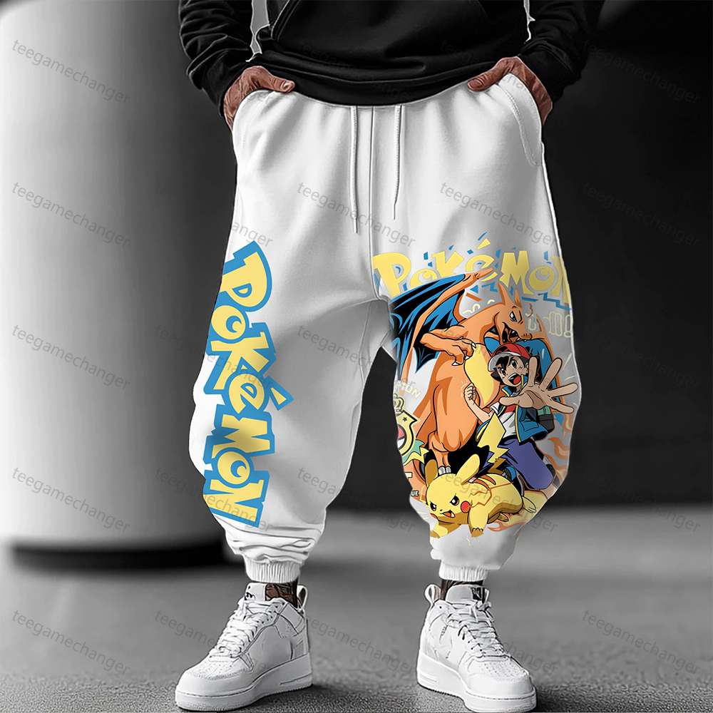 Unisex “Pokémon” Casual Anime Streetwear Pants