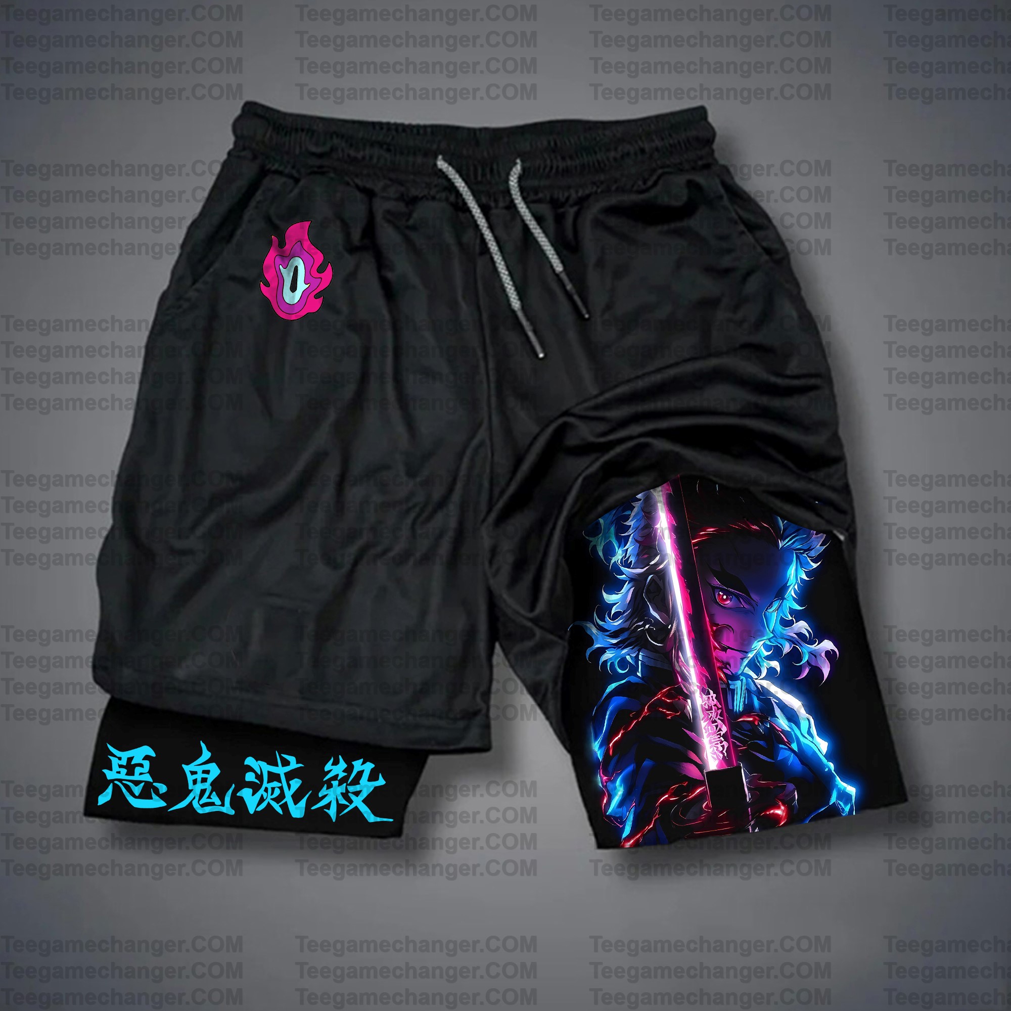 Unisex “ Demon slayer” Casual Streetwear Shorts