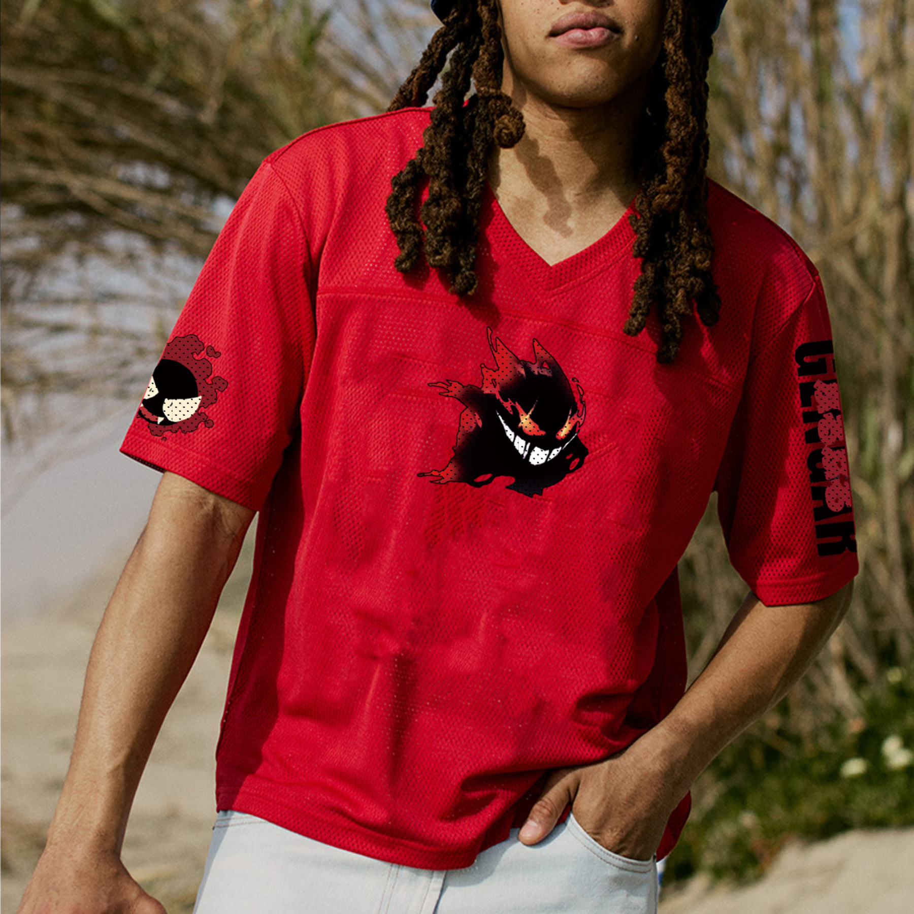 Unisex  “Pokémon” Anime Style Retro I Mesh T-Shirt