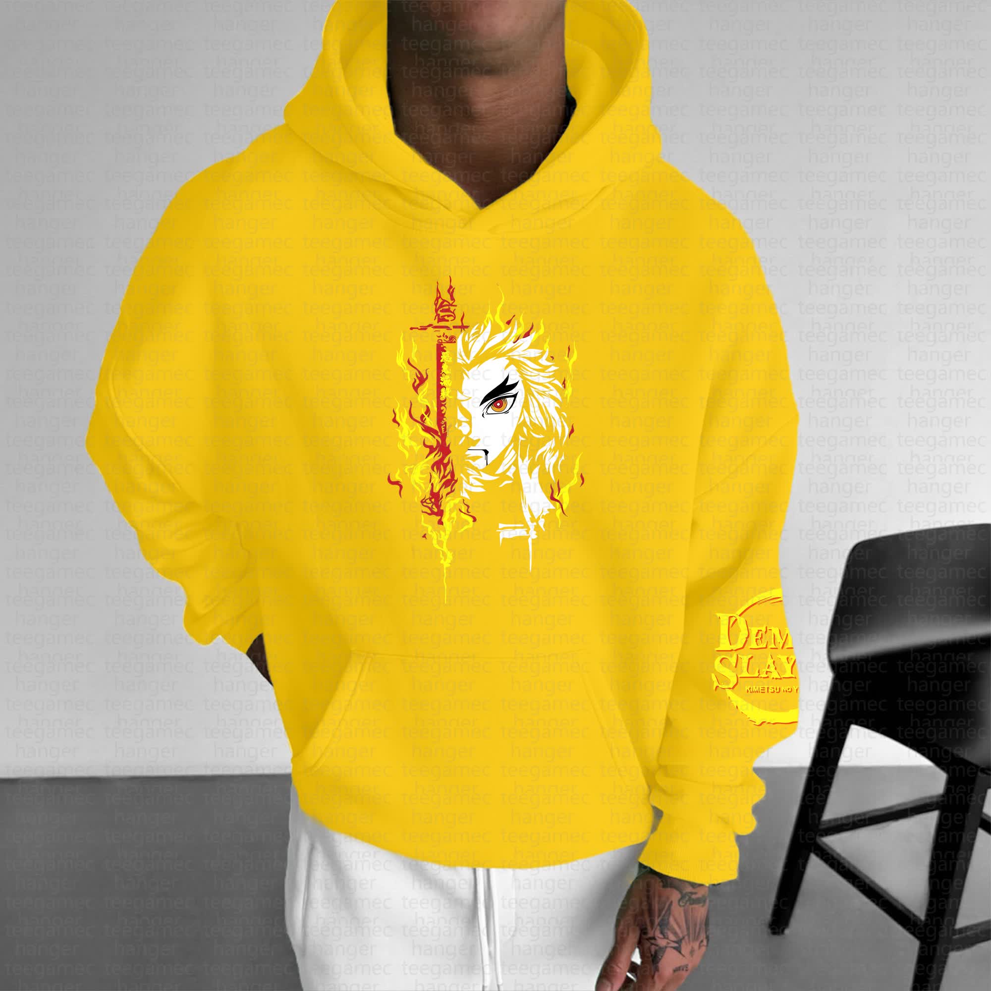 Unisex Anime Graphic Streetwear Vintage Hoodie丨Demon Slayer