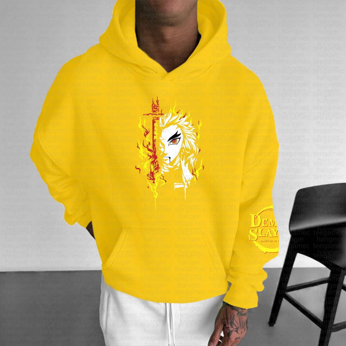 Unisex Anime Graphic Streetwear Vintage Hoodie丨Demon Slayer