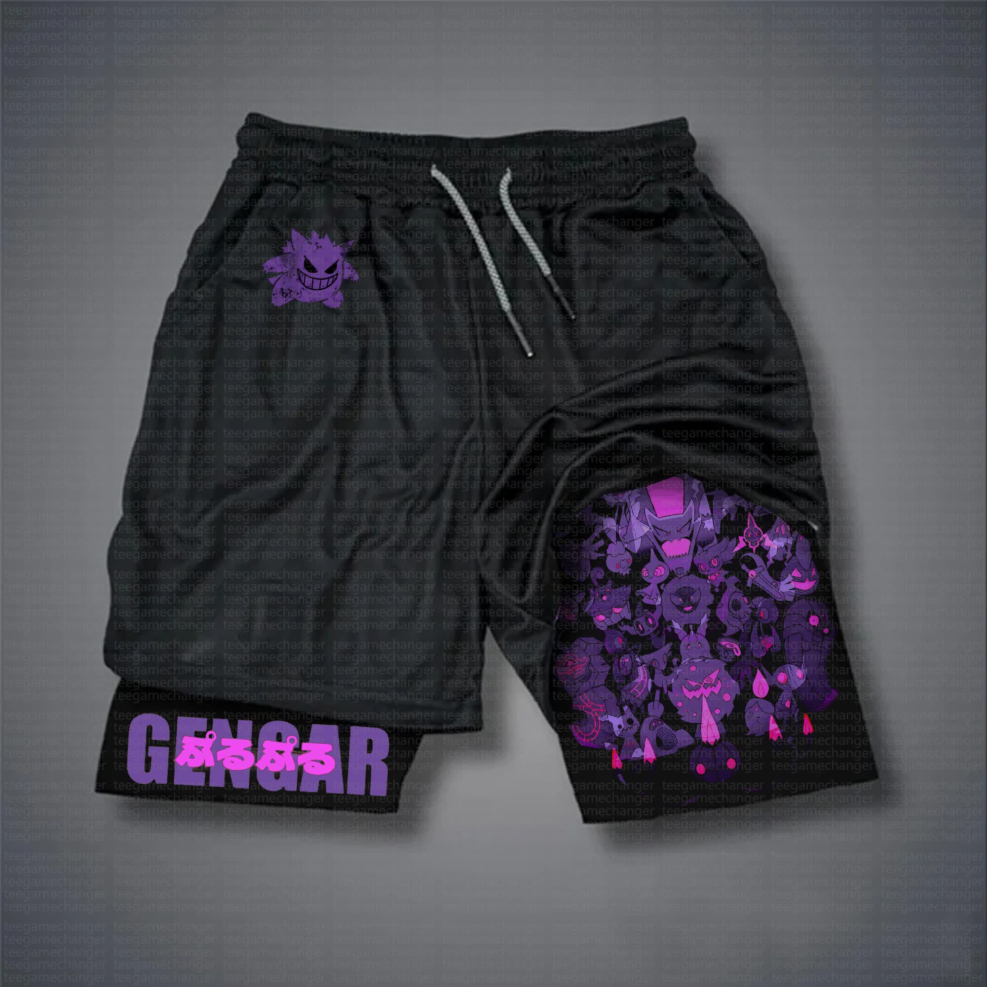 Unisex  “Pokémon” Casual Anime Streetwear Shorts