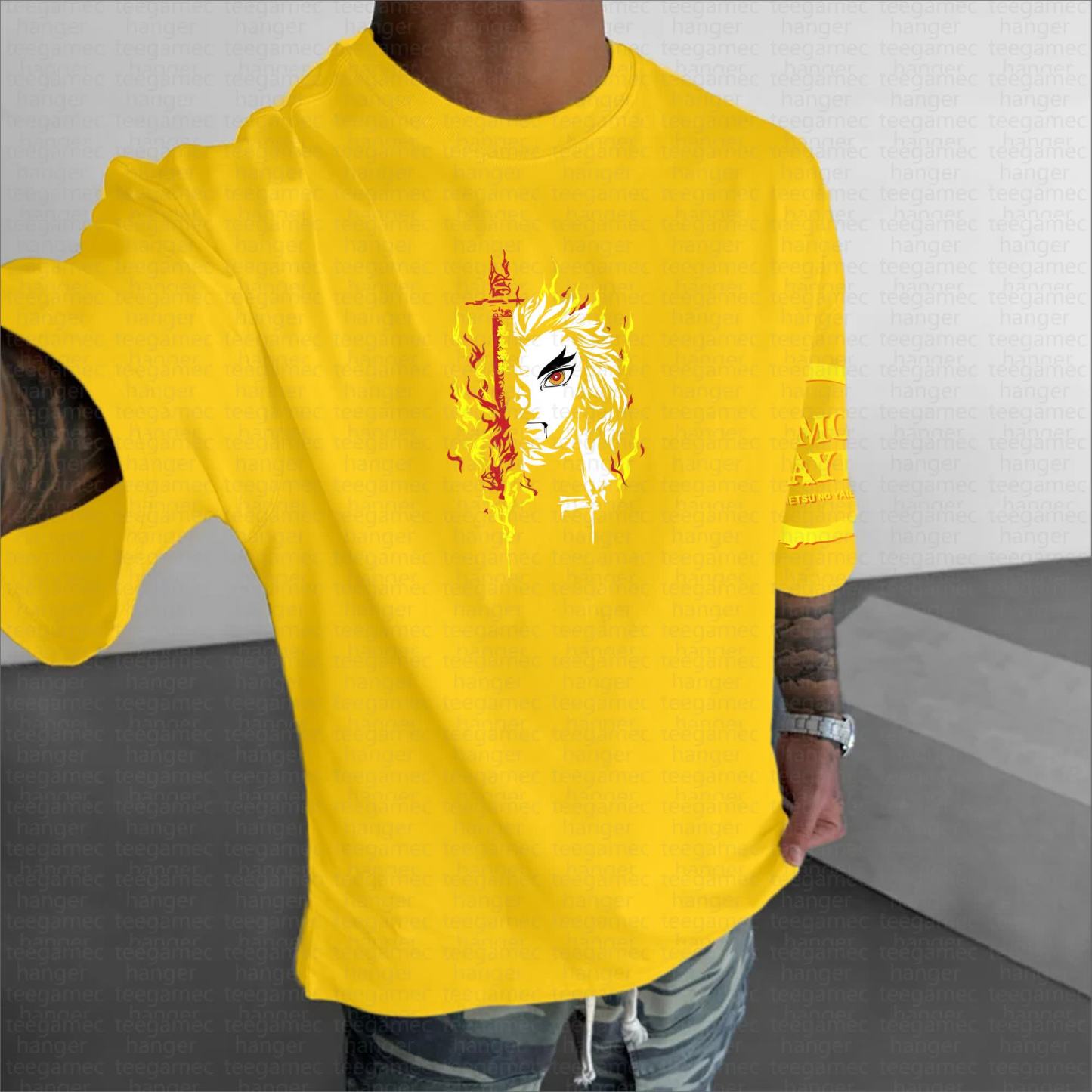 Unisex Anime Inspired Vintage T-Shirt丨Demon Slayer