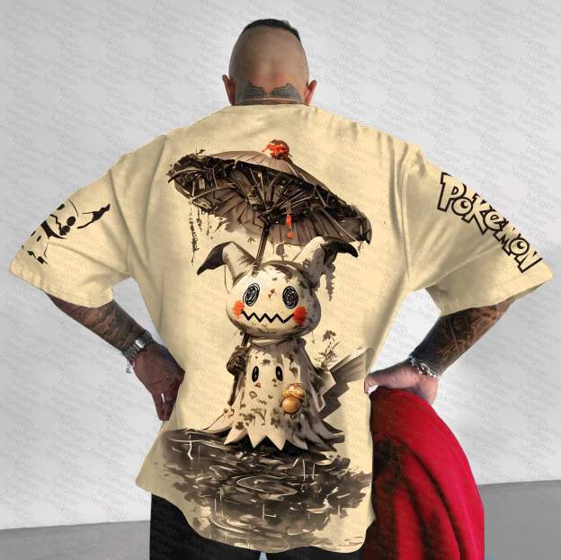 Unisex  "Pokémon" Anime Inspired Vintage T-Shirt