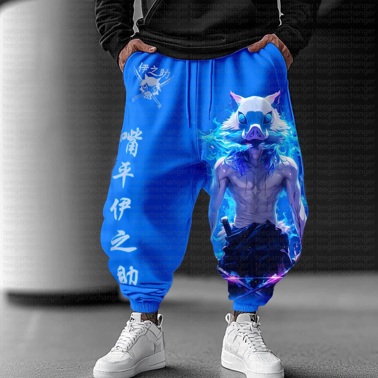 Unisex Anime Inspired Vintage Pants丨Demon Slayer X Pokémon