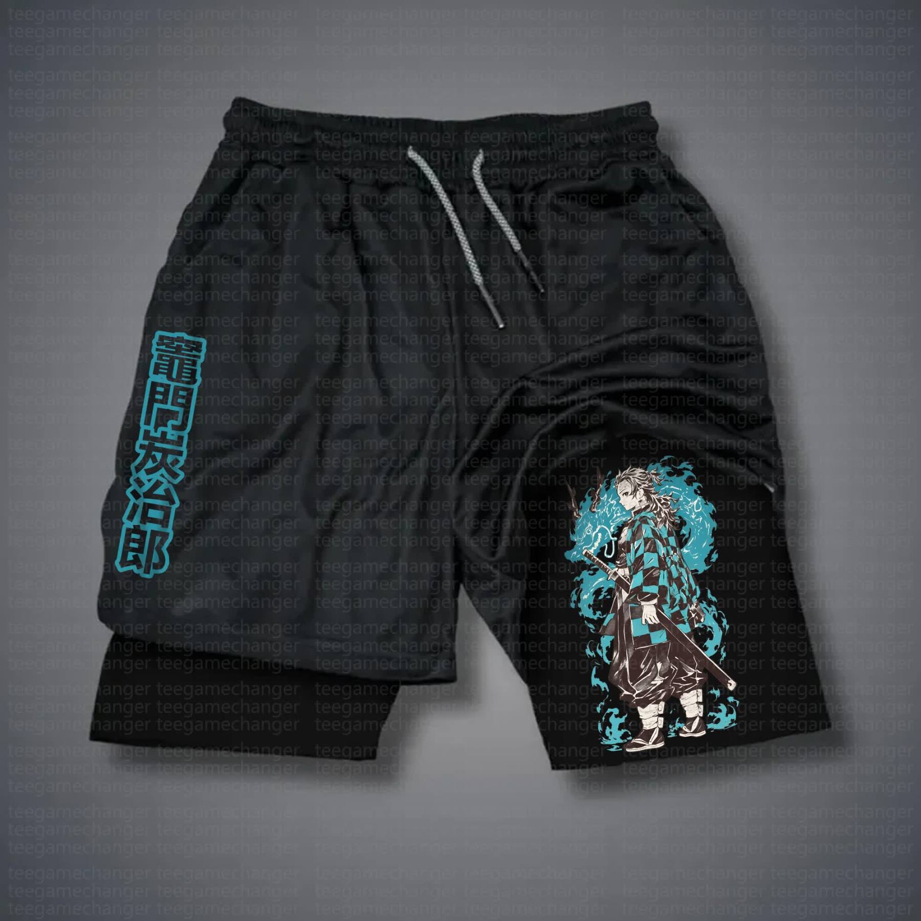 Unisex Casual Anime Streetwear Shorts 丨Demon Slayer X Pokémon