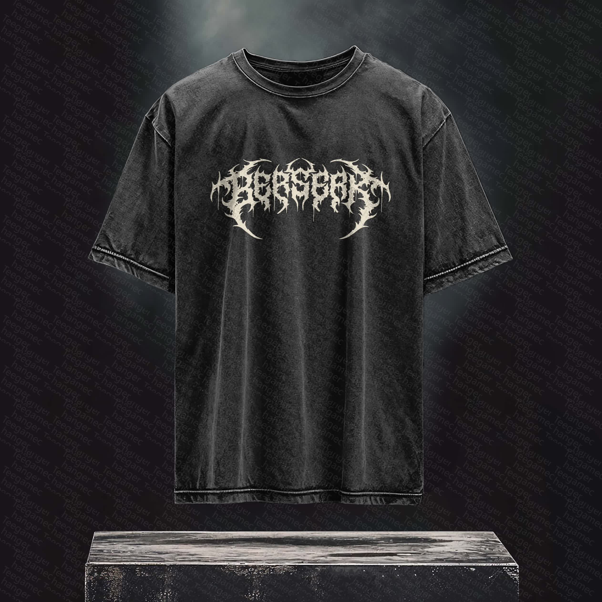 Unisex Anime Inspired Vintage Washed T-Shirt丨 Berserk