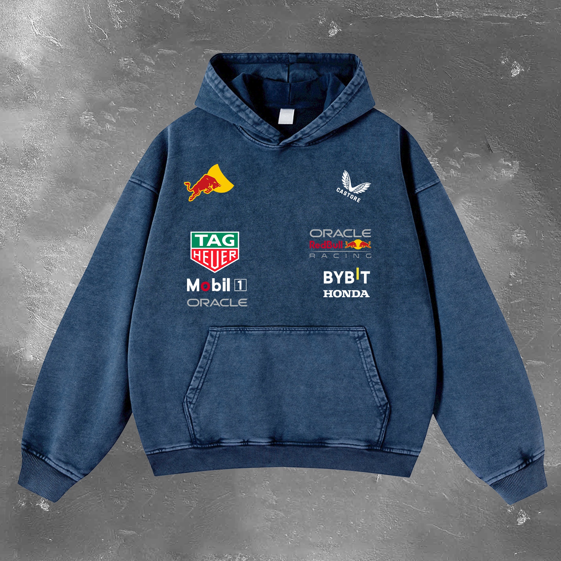 Racing Legend Vintage Washed Hoodie 07