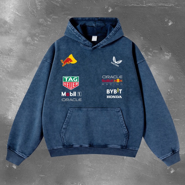 Racing Legend Vintage Washed Hoodie 07