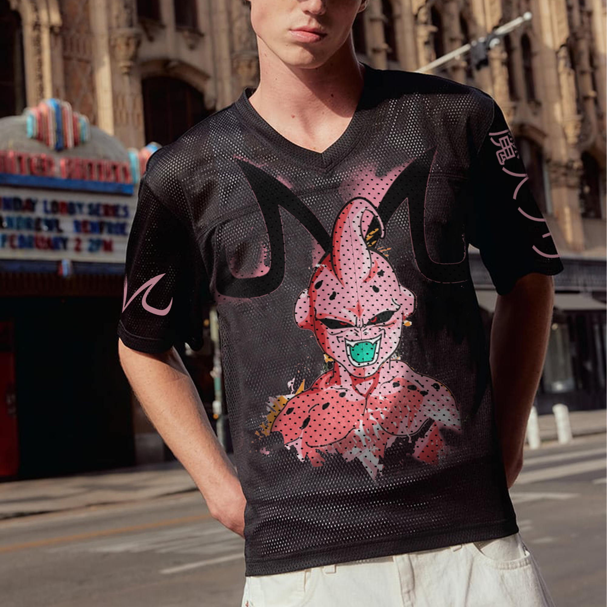Unisex  “DRAGON BALL” Anime Style Retro I Mesh T-Shirt