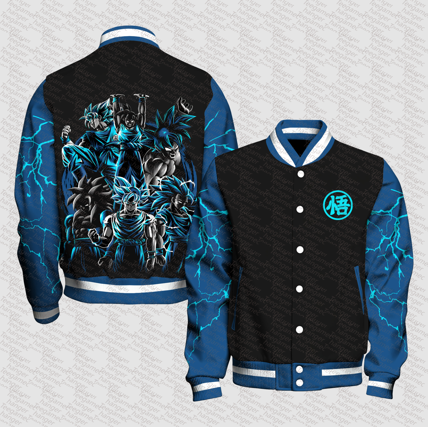 Unisex Vintage Anime Graphic Jacket