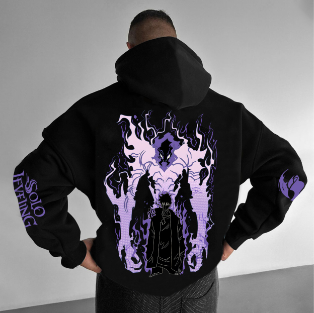 Solo Leveling Igris Unisex Anime Graphic Streetwear Vintage Hoodie
