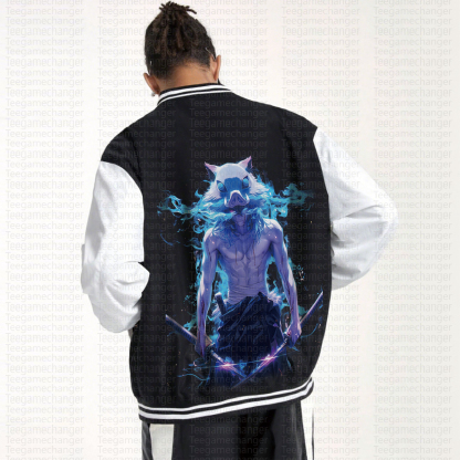 Spring And Autumn Unisex Casual Streetwear Fashion Jacket | Demon Slayer