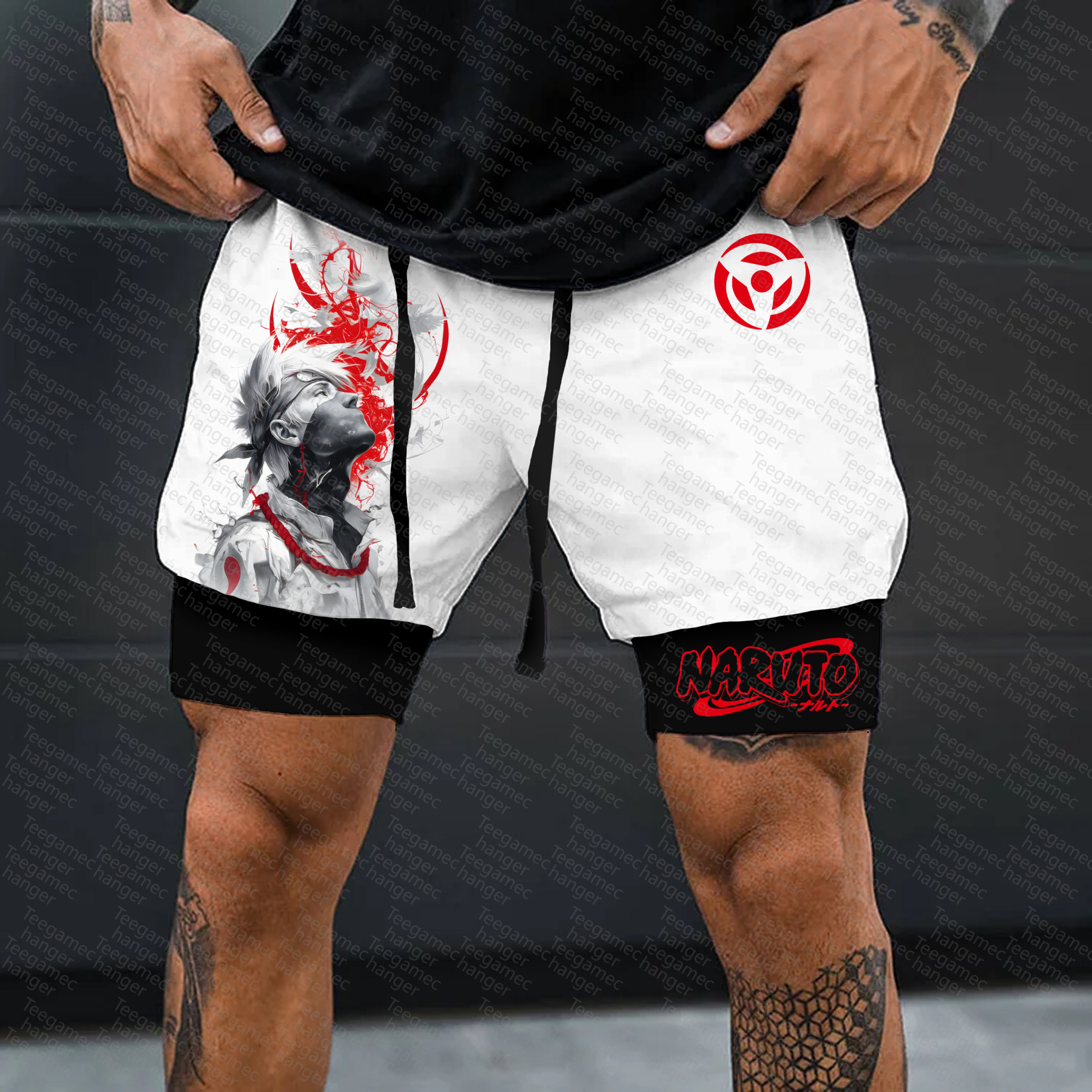 Unisex  “NARUTO” Casual Anime Streetwear Gym Shorts
