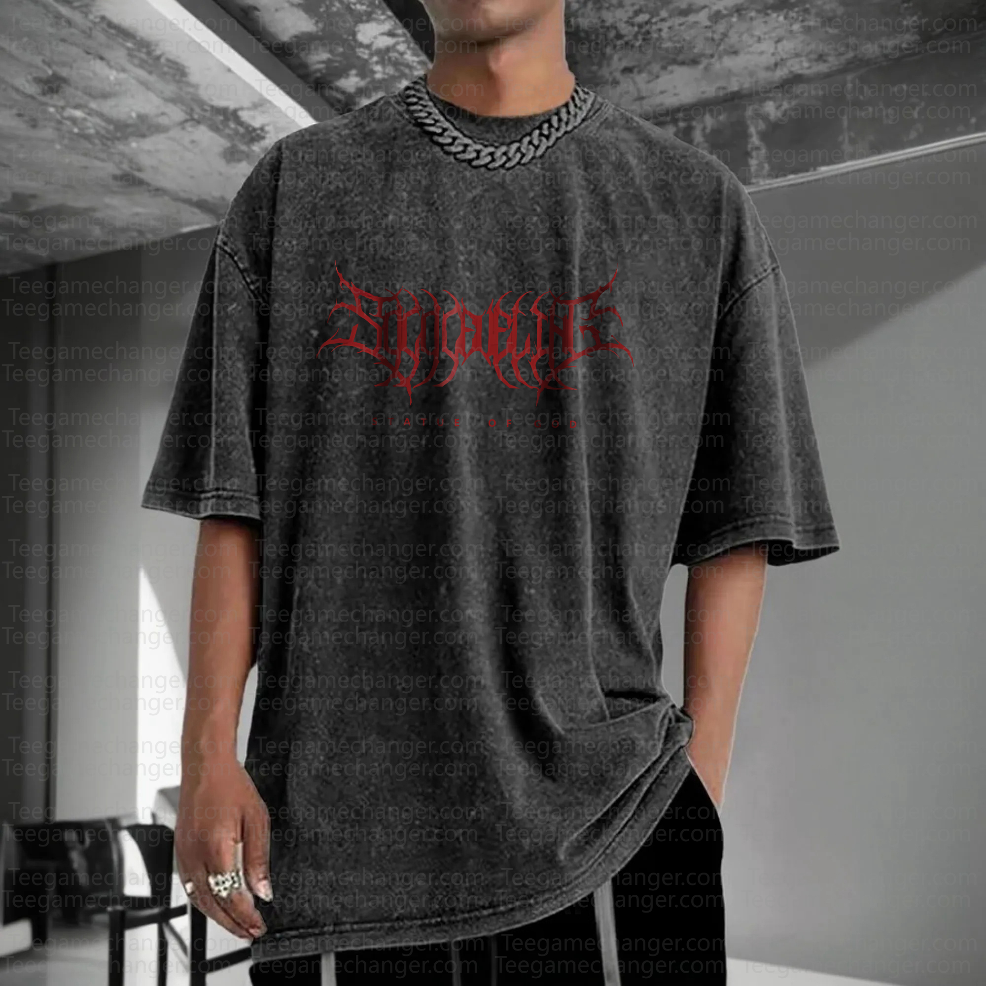 Unisex Anime Inspired Vintage Washed T-Shirt丨Solo Leveling