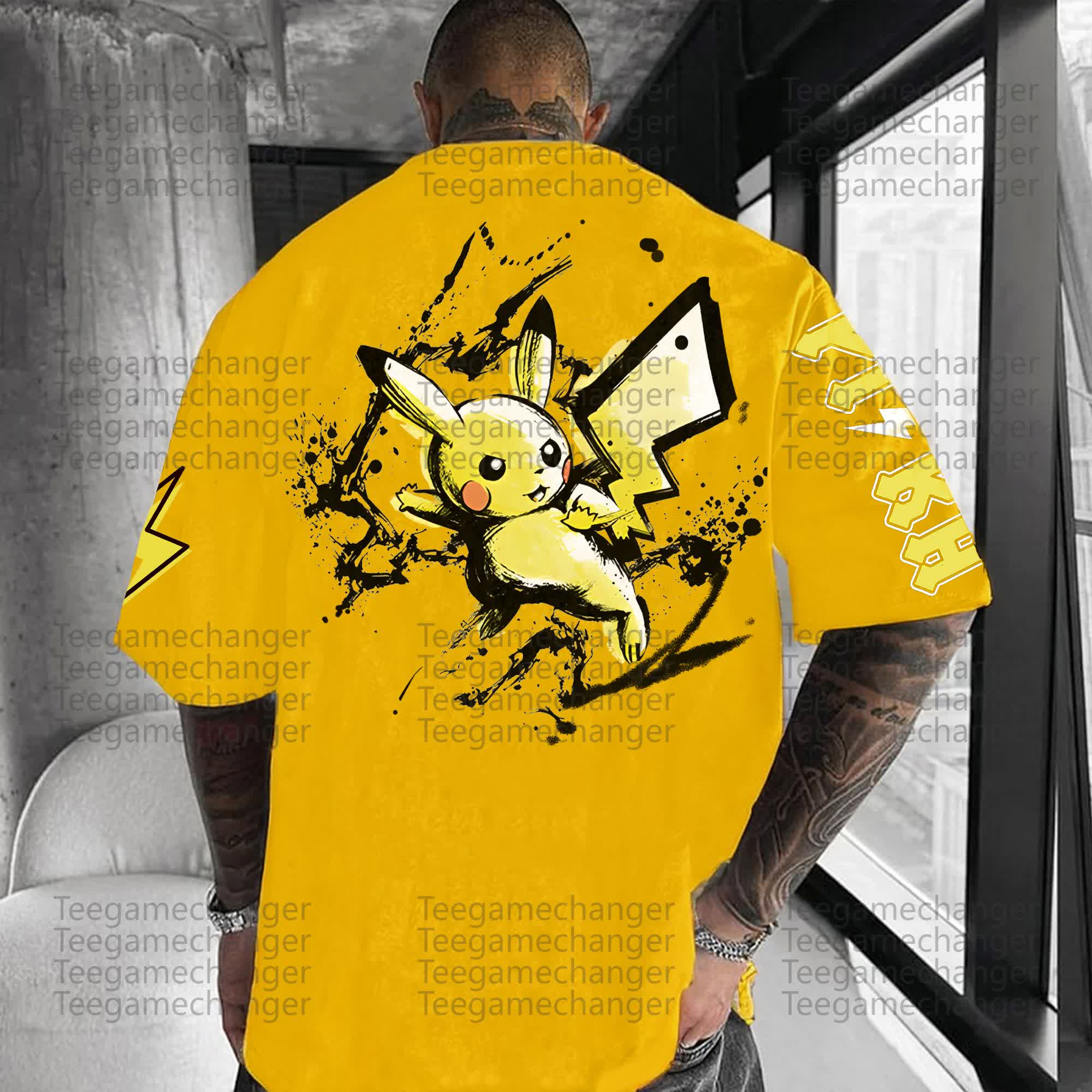 Unisex Anime Inspired Vintage T-Shirt丨Pokémon