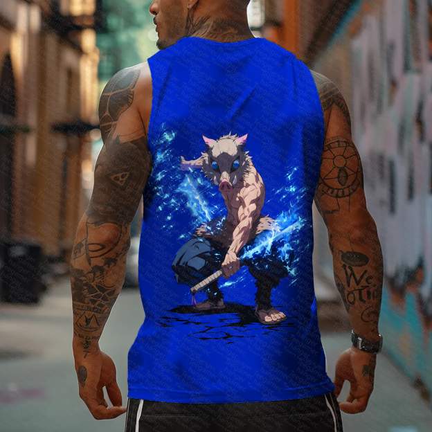 Unisex  “Demon Slayer” Casual Anime  Tank Top