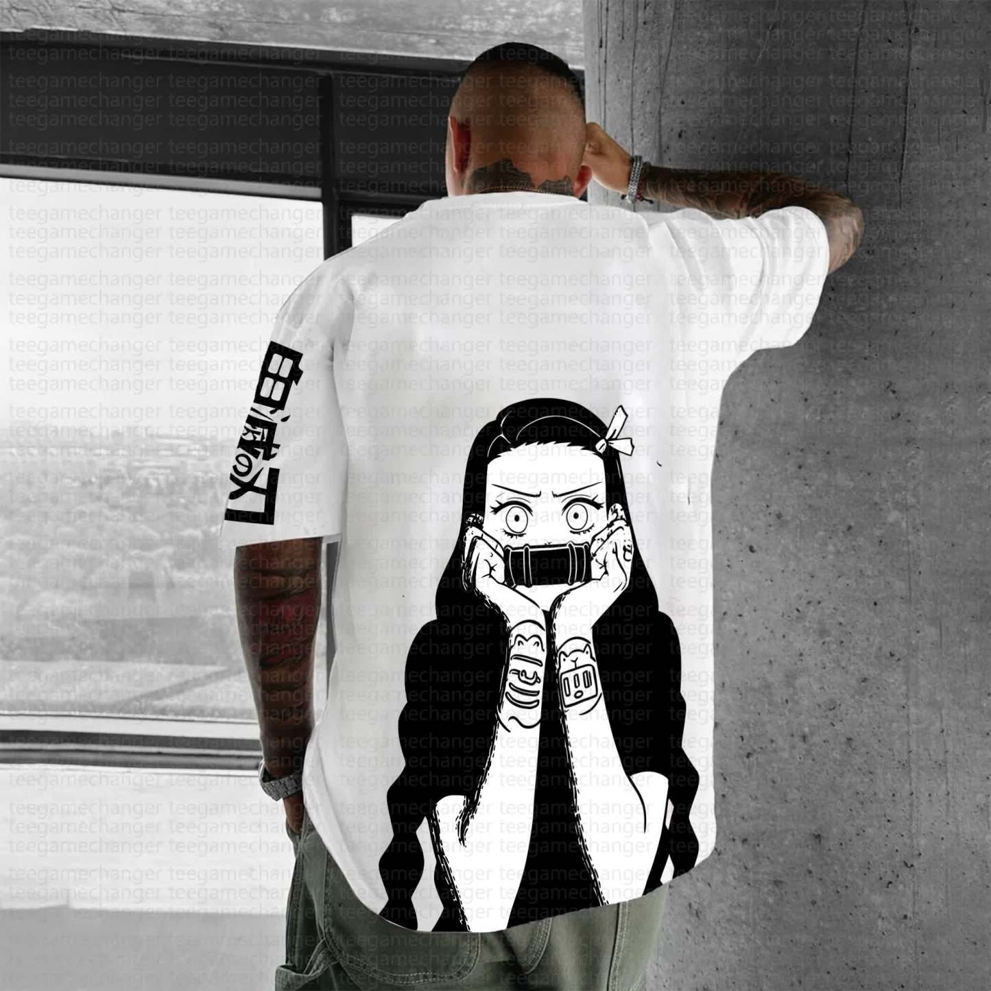 Unisex Anime Inspired Vintage T-Shirt丨Demon Slayer X Pokémon