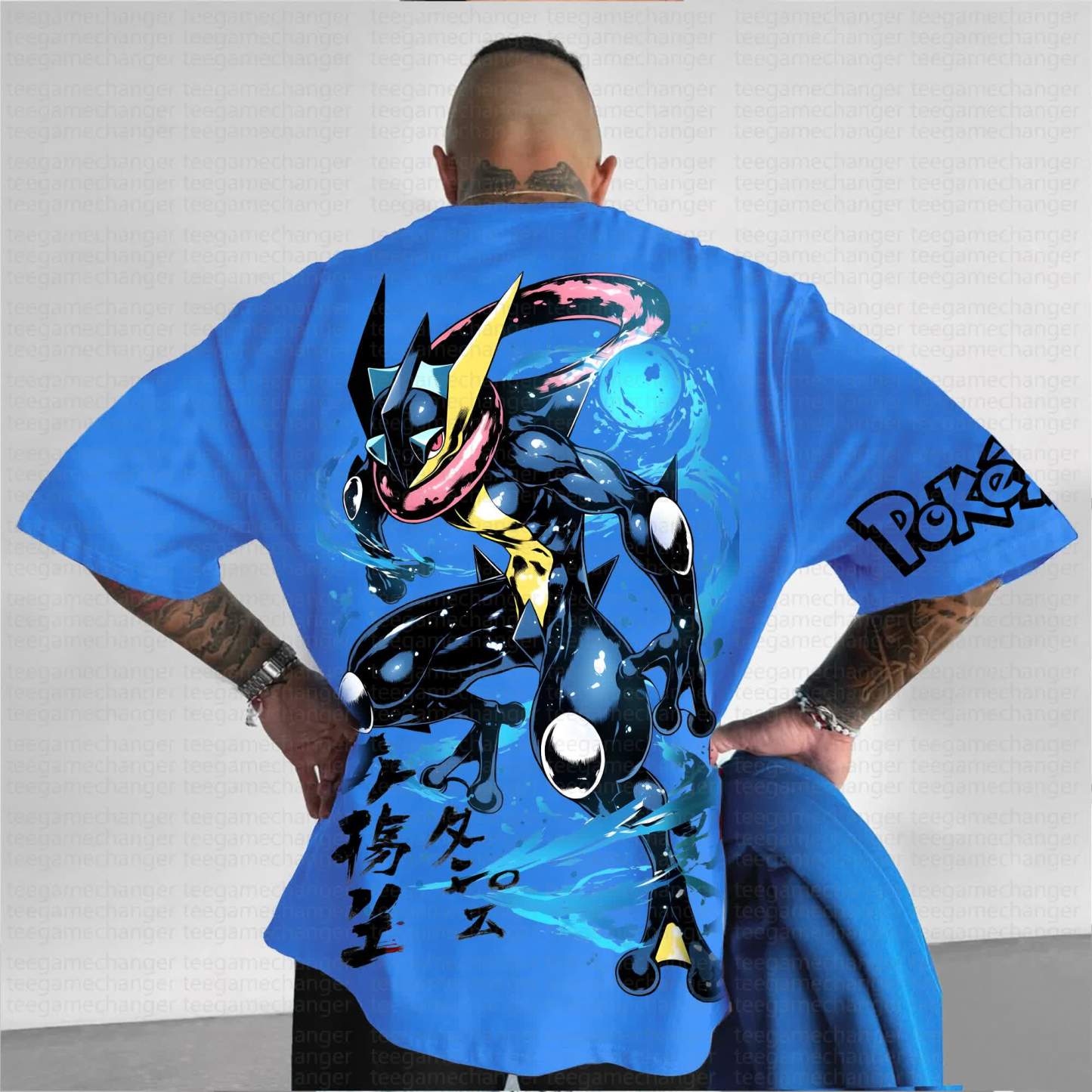 Unisex Anime Inspired Vintage T-Shirt丨Demon Slayer X Pokémon