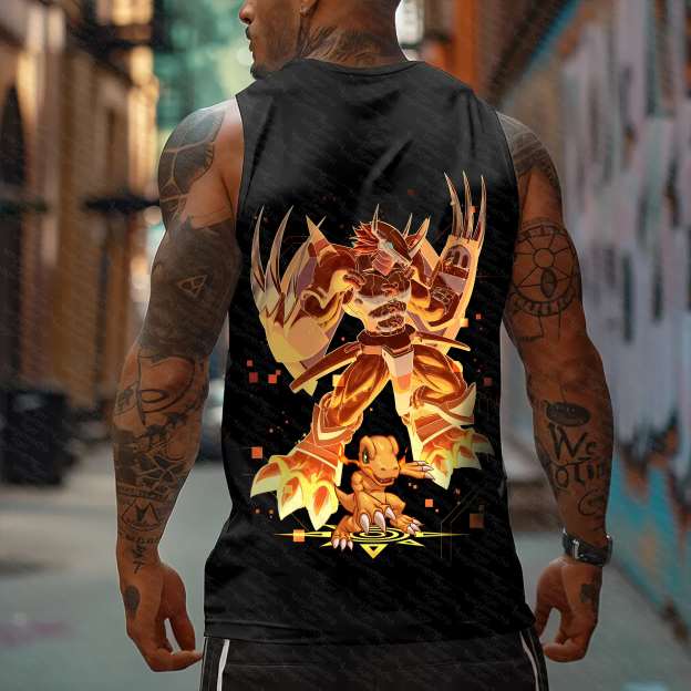 Unisex  “Digimon” Casual Anime  Tank Top